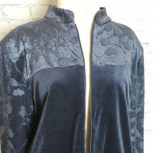 Patchington Dark Blue Full Zip Jacket M C47